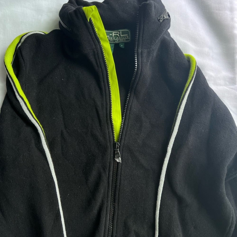 Ralph Lauren active zip up collar sweater. Brand new w tags.
